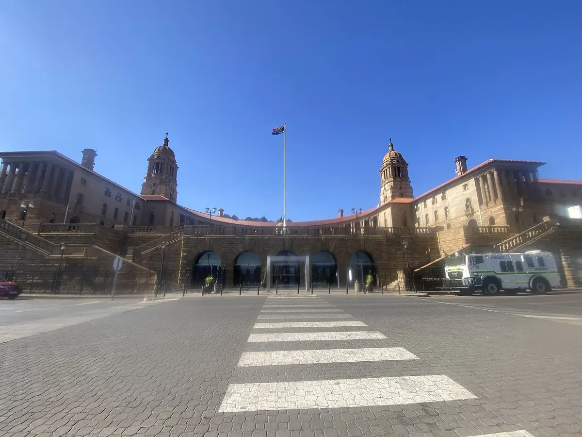The Union Buildings in Pretoria, a twin-towered sandstone seat of government designed by Herbert Baker