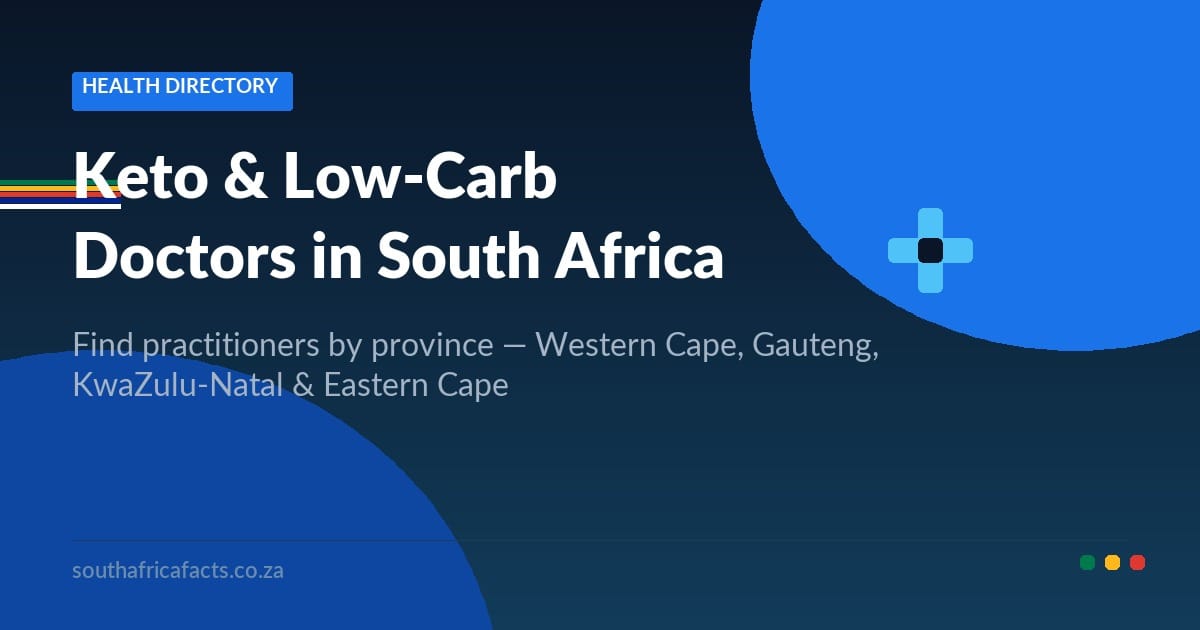 Keto & Low-Carb Doctors and Practitioners in South Africa
