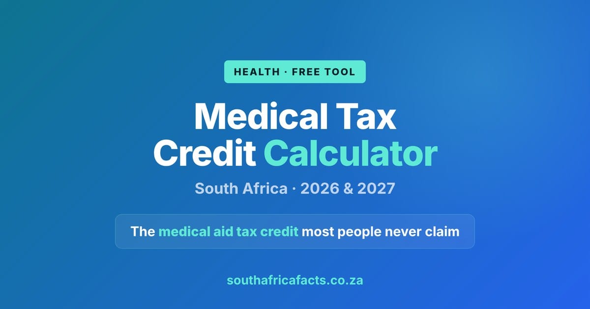 Medical Tax Credit Calculator for South Africa social card