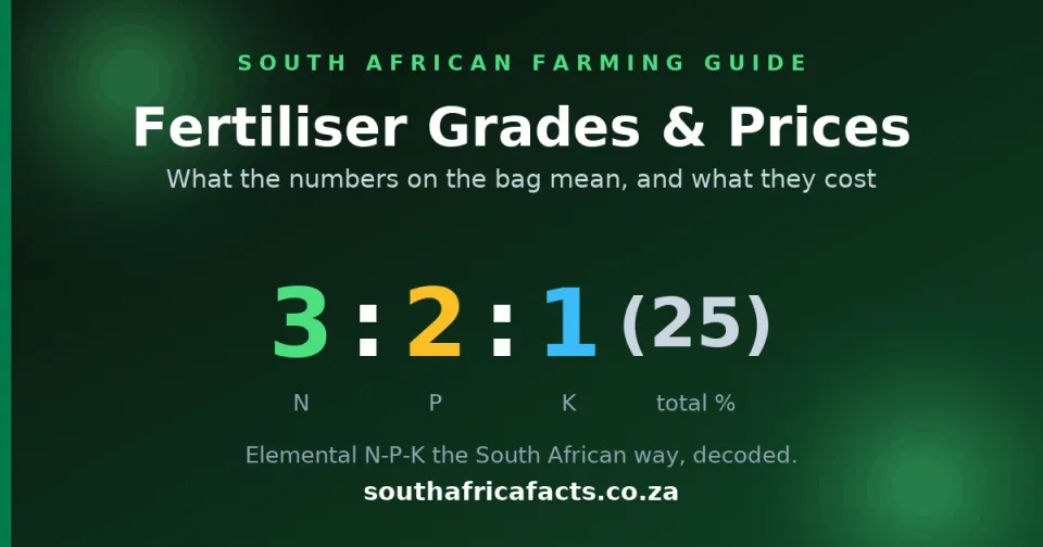 Fertiliser Grades and Prices in South Africa: A Plain Guide
